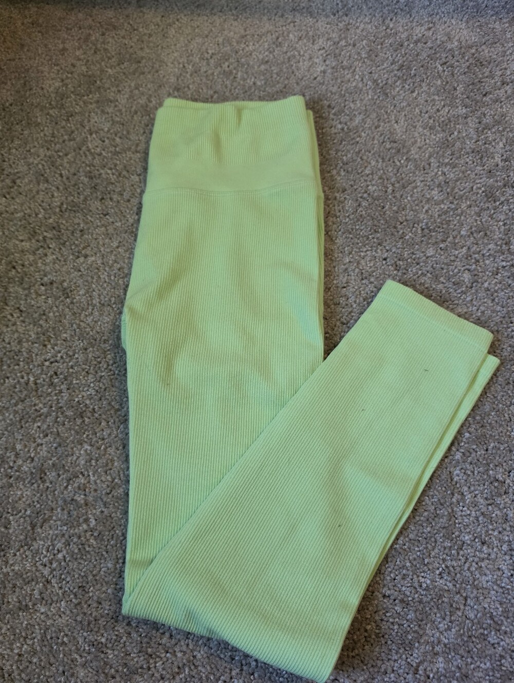 High Waist Ribbed Leggings